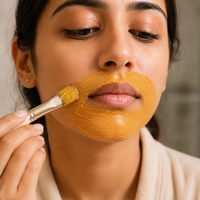 Rubbing Off Turmeric Wax Demo