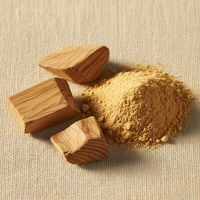 Sandalwood blocks and golden powder – key ingredient