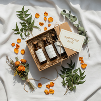 Vedamantra Starter Kit unboxing — Ayurvedic products gift set with dried flowers
